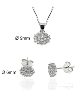 PENDIENTES CUAJO CON CADENA Y COLGAN                                                                