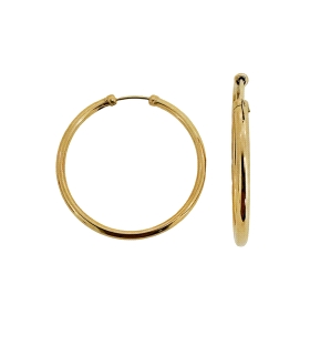 PENDIENTES CRIOLLAS ORO 18 KTES. 2 X 34                                                             