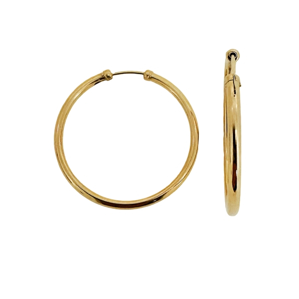 PENDIENTES CRIOLLAS ORO 18 KTES. 2 X 34                                                             
