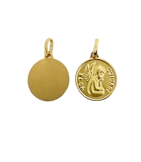 MEDALLA YO TE CUIDARE ORO 18 KTES. 13 MM                                                            