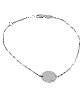 PULSERA JUVENIL ORO B. 1ª LEY BRILLANTE