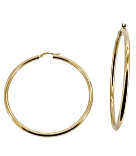 PENDIENTE AROS ORO 1ª LEY 3 X 56 MM EXT.                                                            