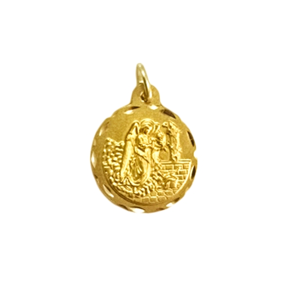 COLGANTE MEDALLA SAN GABRIELORO 18 KTES.                                                            