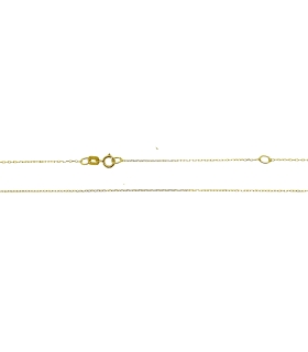 COLLAR CADENA FORZADA ORO 18 KTES. 45 CM                                                            