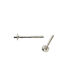 PALILLO + CASQUILLA ORO  BLANCO 18 KTES.                                                            