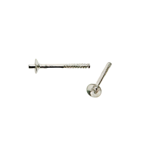 PALILLO + CASQUILLA ORO  BLANCO 18 KTES.                                                            