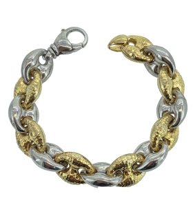 PULSERA MUJER PLATA 1ª  LEY 20 CM                                                                   