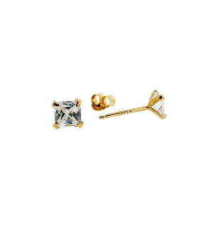 PENDIENTES UNISEX PLATA 1ª LEY 5.5 X 5.5                                                            