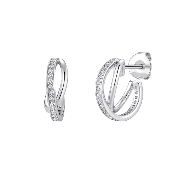 PENDIENTES CRIOLLA ARO PLATA 1ª LEY 15 X                                                            