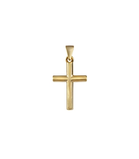 COLGANTE CRUZ SIN CRISTO PLATA 1ª LEY                                                               