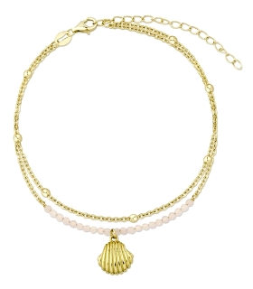 PULSERA TOBILLERA PLATA 1ª LEY CHAPADA                                                              