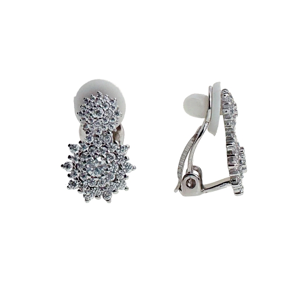 PENDIENTES CLASICOS CLIP PELLIZCO PLATA                                                             