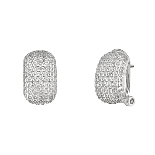 PENDIENTES CLASICOS MUJER PLATA 1ª LEY R                                                            