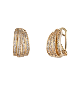 PENDIENTES CLASICOS MUJER PLATA 1ª LEY R                                                            