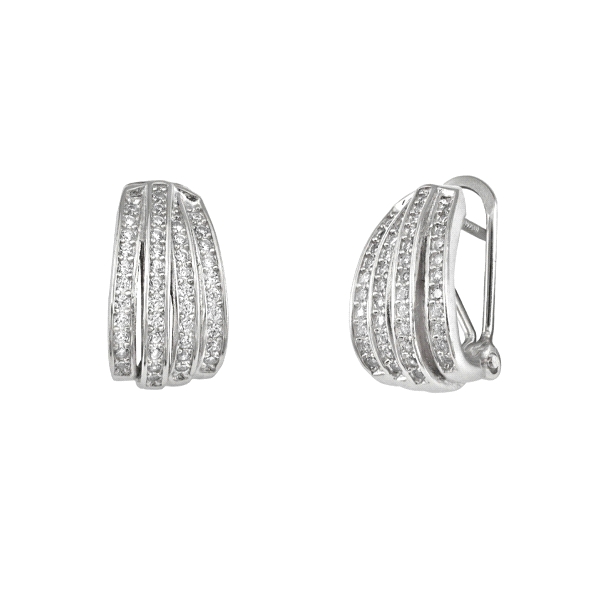 PENDIENTES CLASICOS MUJER PLATA 1ª LEY R                                                            