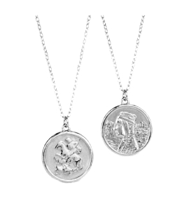 COLLAR VIRGEN DE MONTSERRAT PLATA 1ª LEY                                                            