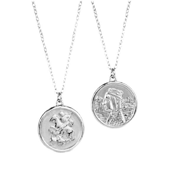 COLLAR VIRGEN DE MONTSERRAT PLATA 1ª LEY                                                            