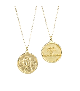 COLLAR VIRGEN DE MONTSERRAT PLATA 1ª LEY                                                            