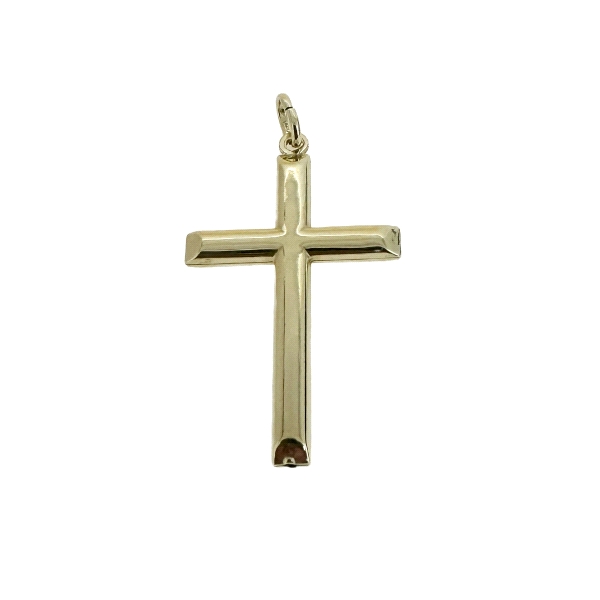 COLGANTE CRUZ SIN CRISTO PLATA 1ª LEY                                                               