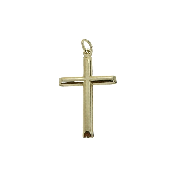 COLGANTE CRUZ SIN CRISTO PLATA 1ª LEY                                                               