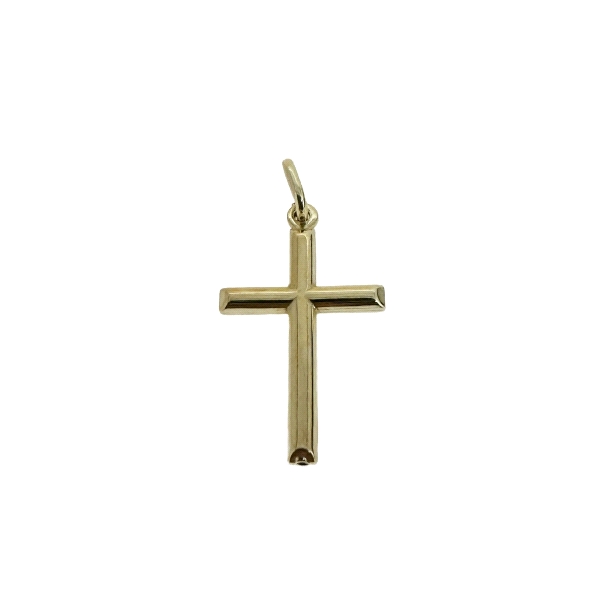 COLGANTE CRUZ SIN CRISTO PLATA 1ª LEY                                                               