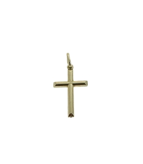 COLGANTE CRUZ SIN CRISTO PLATA 1ª LEY                                                               