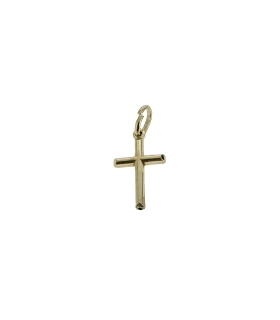 COLGANTE CRUZ SIN CRISTO PLATA 1ª LEY                                                               