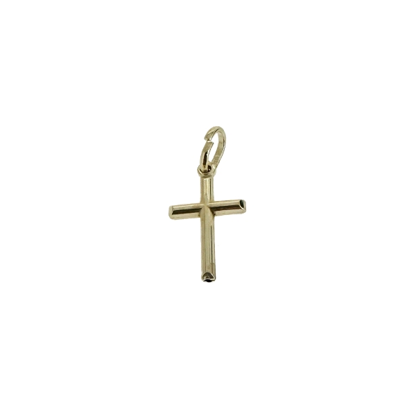 COLGANTE CRUZ SIN CRISTO PLATA 1ª LEY                                                               