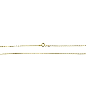 COLLAR CADENA ROLO  PLATA 1ª LEY CHAPADA                                                            