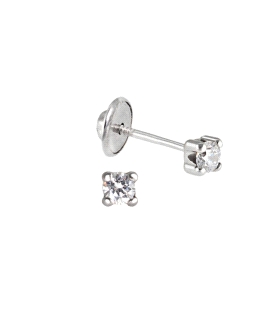 PENDIENTES UNISEX PLATA 1ª LEY 3.20 X 3.                                                            