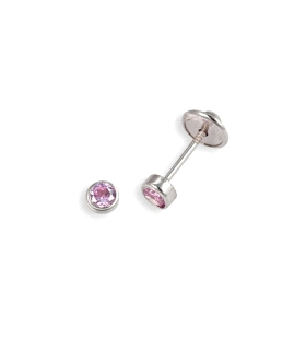 PENDIENTE ROSA FRANCIA UNISEX PLATA 1ª L                                                            