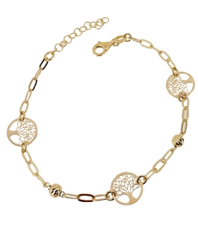 PULSERA ARBOL DE LA VIDA PLATA 1ª LEY 17                                                            