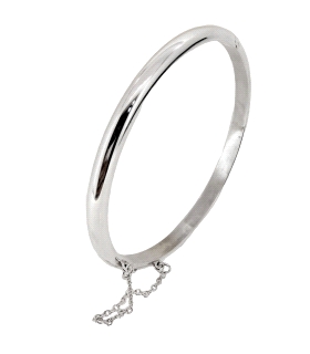 PULSERA  MEDIA CAÑA PLATA 1ª LEY 5 X 60                                                             