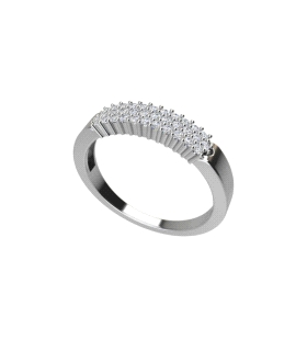SORTIJA PROMETIDA PLATA 1ª LEY 4 MM.                                                                