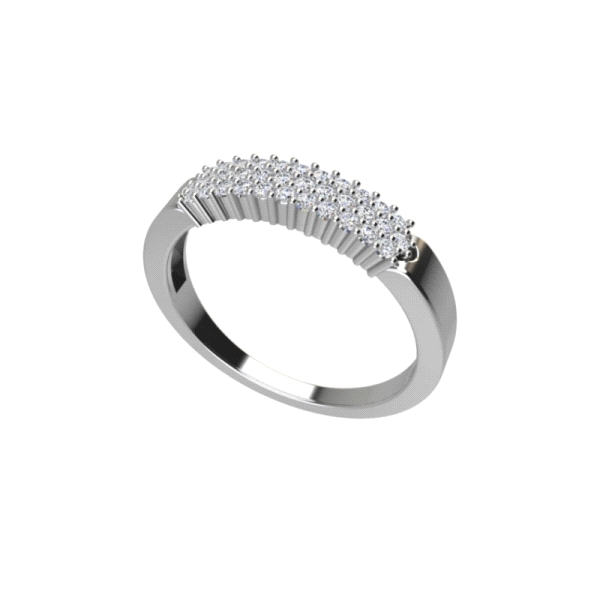 SORTIJA PROMETIDA PLATA 1ª LEY 4 MM.                                                                