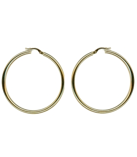 PENDIENTES CRIOLLAS ORO 18 KTES. 2 .50 X                                                            