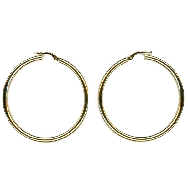 PENDIENTES CRIOLLAS ORO 18 KTES. 2 .50 X                                                            