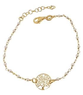 PULSERA DISEÑO PERLAS NATURALES  PLATA 1                                                            