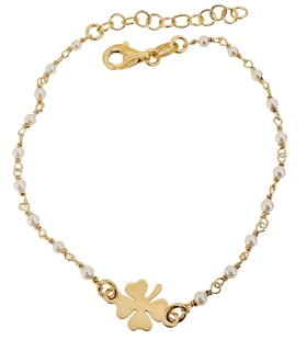 PULSERA DISEÑO PERLAS NATURALES  PLATA 1                                                            