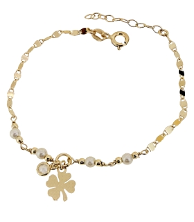 PULSERA DISEÑO PERLAS NATURALES  PLATA 1                                                            