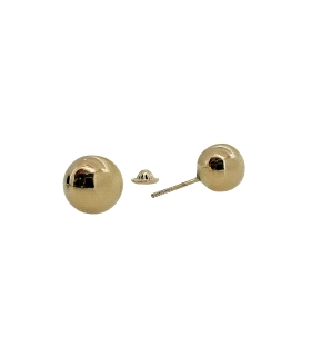 PENDIENTE BOLA BRILLO ORO 18 KTES. 8 MM                                                             