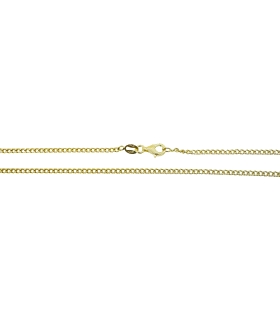 COLLAR CADENA BARBADA  PLATA 1ª LEY CHAP                                                            