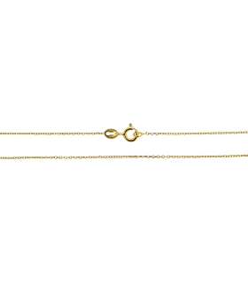 COLLAR CADENA FORZADA PLATA 1ª LEY 45 CM                                                            