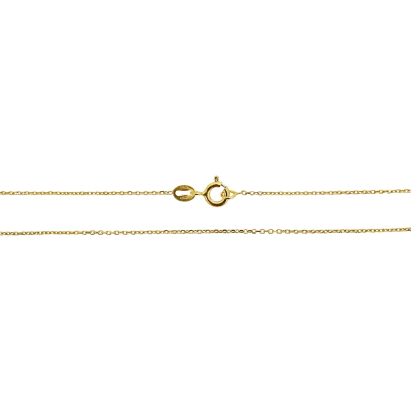 COLLAR CADENA FORZADA PLATA 1ª LEY 45 CM                                                            