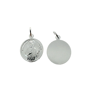 MEDALLA SAN JUDAS TADEO PLATA 1ª LEY 17                                                             