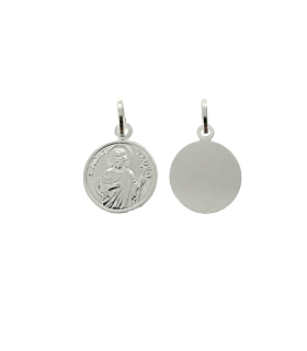 MEDALLA SAN JUDAS TADEO PLATA 1ª LEY 15                                                             