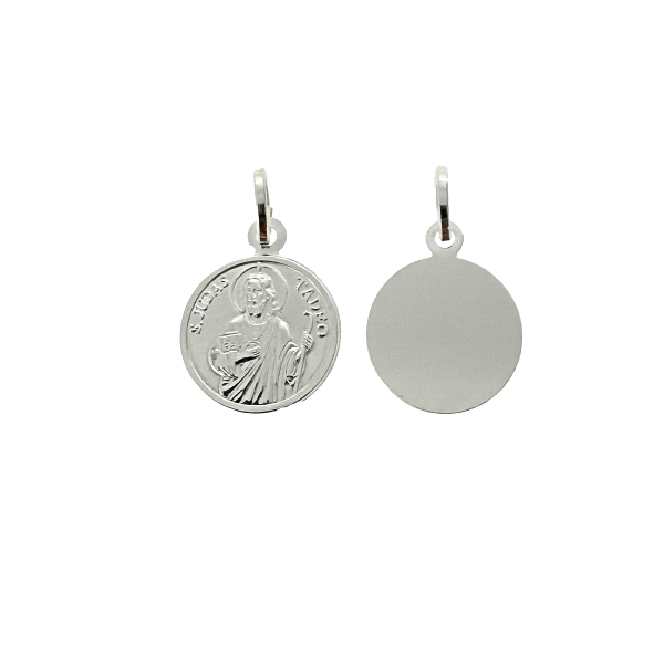 MEDALLA SAN JUDAS TADEO PLATA 1ª LEY 15                                                             