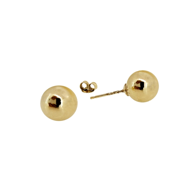 PENDIENTES BOLA BRILLO PLATA 1ª LEY CHAP                                                            