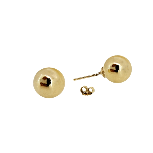 PENDIENTES BOLA BRILLO PLATA 1ª LEY CHAP                                                            