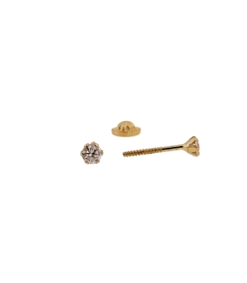 PENDIENTES UNISEX ORO 18 KTES. 3 MM.                                                                